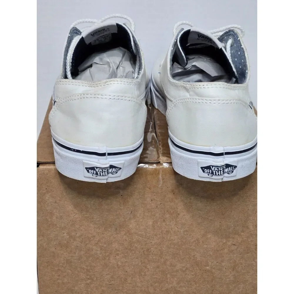Vans Canvas Deck Shoes | Men's Size 8.5 / Women's Size 10 | White Coastal